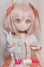 GUAVADOLL DM02 132cm AAカップ ノーマル肌 手描きメイク ビニール製のヘッド 可愛い 魔法少女 コスプレ系 アニメドール - 画像 (2)