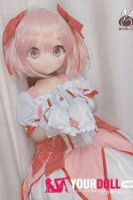 GUAVADOLL DM02 132cm AAカップ ノーマル肌 手描きメイク ビニール製のヘッド 可愛い 魔法少女 コスプレ系 アニメドール - 画像 (4)