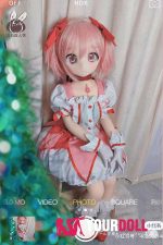 GUAVADOLL DM02 132cm AAカップ ノーマル肌 手描きメイク ビニール製のヘッド 可愛い 魔法少女 コスプレ系 アニメドール - 画像 (5)