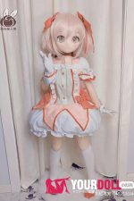 GUAVADOLL DM02 132cm AAカップ ノーマル肌 手描きメイク ビニール製のヘッド 可愛い 魔法少女 コスプレ系 アニメドール - 画像 (6)