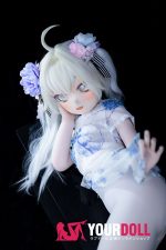 GUAVADOLL DM10 132cm AAカップ ノーマル肌 手描きメイク ビニール製のヘッド 無邪気 ドヤ顔 アニメ系 ラブドール - 画像 (2)