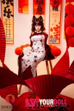 Shedoll Guxiaoyu(顾小雨) 168cm Dカップ フルシリコン 顎機能追加可 新年スペシャル ケモ耳 妖艶 エキゾチック ラブドール - 画像 (9)