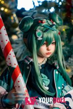 Shedoll Ailin(艾琳) 156cm Eカップ フルシリコン 顎機能追加可 クリスマスデート 童顔巨乳 ラブドール - 画像 (4)