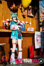 Shedoll Ailin(艾琳) 156cm Eカップ フルシリコン 顎機能追加可 クリスマスデート 童顔巨乳 ラブドール - 画像 (22)