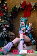 Shedoll Ailin(艾琳) 156cm Eカップ フルシリコン 顎機能追加可 クリスマスデート 童顔巨乳 ラブドール - 画像 (18)