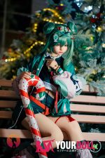 Shedoll Ailin(艾琳) 156cm Eカップ フルシリコン 顎機能追加可 クリスマスデート 童顔巨乳 ラブドール - 画像 (17)