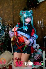 Shedoll Ailin(艾琳) 156cm Eカップ フルシリコン 顎機能追加可 クリスマスデート 童顔巨乳 ラブドール - 画像 (15)