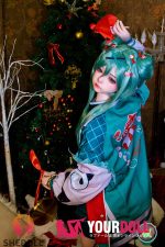 Shedoll Ailin(艾琳) 156cm Eカップ フルシリコン 顎機能追加可 クリスマスデート 童顔巨乳 ラブドール - 画像 (12)