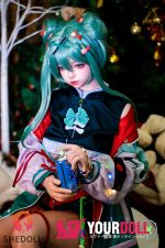 Shedoll Ailin(艾琳) 156cm Eカップ フルシリコン 顎機能追加可 クリスマスデート 童顔巨乳 ラブドール - 画像 (10)