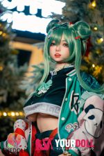 Shedoll Ailin(艾琳) 156cm Eカップ フルシリコン 顎機能追加可 クリスマスデート 童顔巨乳 ラブドール - 画像 (7)
