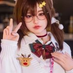 Shedoll Suxingran(苏星冉) 158cm Cカップ シリコンヘッド+TPEボディ 顎機能追加可 遊園地デート 眼鏡娘 ラブドール