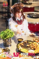 Shedoll Suxingran(苏星冉) 158cm Cカップ シリコンヘッド+TPEボディ 顎機能追加可 冬デート リアル彼女 ラブドール - 画像 (14)