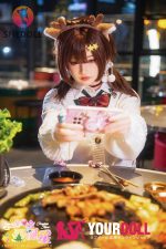 Shedoll Suxingran(苏星冉) 158cm Cカップ シリコンヘッド+TPEボディ 顎機能追加可 冬デート リアル彼女 ラブドール - 画像 (10)