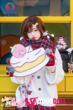 Shedoll Suxingran(苏星冉) 158cm Cカップ シリコンヘッド+TPEボディ 顎機能追加可 遊園地デート 眼鏡娘 ラブドール - 画像 (6)