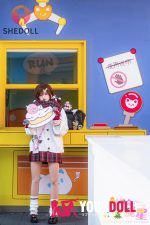 Shedoll Suxingran(苏星冉) 158cm Cカップ シリコンヘッド+TPEボディ 顎機能追加可 遊園地デート 眼鏡娘 ラブドール - 画像 (13)