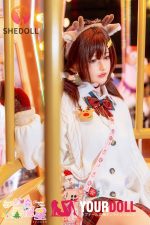 Shedoll Suxingran(苏星冉) 158cm Cカップ シリコンヘッド+TPEボディ 顎機能追加可 冬デート リアル彼女 ラブドール - 画像 (6)