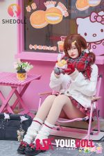 Shedoll Suxingran(苏星冉) 158cm Cカップ シリコンヘッド+TPEボディ 顎機能追加可 遊園地デート 眼鏡娘 ラブドール - 画像 (12)