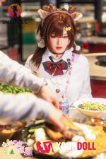 Shedoll Suxingran(苏星冉) 158cm Cカップ シリコンヘッド+TPEボディ 顎機能追加可 冬デート リアル彼女 ラブドール - 画像 (8)