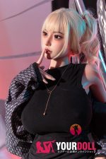 Shedoll Bailu(白露) 163cm Hカップ フルシリコン リアルな肌質感付き 顎機能追加可 魅惑の谷間 雀斑メイク ラブドール - 画像 (6)
