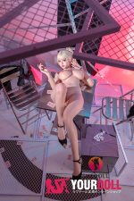 Shedoll Bailu(白露) 163cm Hカップ フルシリコン リアルな肌質感付き 顎機能追加可 魅惑の谷間 雀斑メイク ラブドール - 画像 (23)