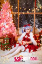 Shedoll Duoduo(朵朵) 148cm Dカップ フルシリコン 顎機能追加可 サンタガール 癒し系 ラブドール - 画像 (12)