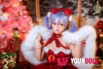 Shedoll Duoduo(朵朵) 148cm Dカップ フルシリコン 顎機能追加可 サンタガール 癒し系 ラブドール - 画像 (15)