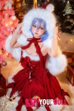 Shedoll Duoduo(朵朵) 148cm Dカップ フルシリコン 顎機能追加可 サンタガール 癒し系 ラブドール - 画像 (5)