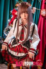 Shedoll Chuyue(楚玥) 168cm Dカップ フルシリコン 顎機能追加可 サンタガール 肉感的な美人 ラブドール - 画像 (9)
