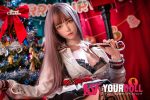 Shedoll Chuyue(楚玥) 168cm Dカップ フルシリコン 顎機能追加可 サンタガール 肉感的な美人 ラブドール - 画像 (20)