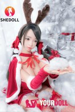 Shedoll Coco(可可) 145cm Gカップ フルシリコン 顎機能追加可 サンタガール バニー 童顔巨乳 ラブドール - 画像 (3)