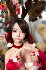 Shedoll Coco(可可) 145cm Gカップ フルシリコン 顎機能追加可 サンタガール バニー 童顔巨乳 ラブドール - 画像 (4)
