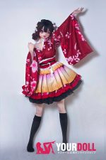 ElsaBabe 竹内由紀 RAD026 148cm-L ピンク肌 フルシリコン 夏祭り 着物 元気満々 アイドル コスプレ系 アニメドール - 画像 (10)