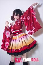 ElsaBabe 竹内由紀 RAD026 148cm-L ピンク肌 フルシリコン 夏祭り 着物 元気満々 アイドル コスプレ系 アニメドール - 画像 (8)