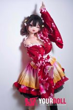 ElsaBabe 竹内由紀 RAD026 148cm-L ピンク肌 フルシリコン 夏祭り 着物 元気満々 アイドル コスプレ系 アニメドール - 画像 (7)