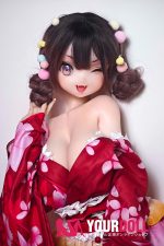 ElsaBabe 竹内由紀 RAD026 148cm-L ピンク肌 フルシリコン 夏祭り 着物 元気満々 アイドル コスプレ系 アニメドール - 画像 (4)
