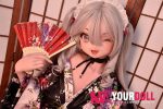 ElsaBabe 竹内由紀 RAD026 148cm-S ピンク肌 フルシリコン ウィンク 和風メイド 美少女 ラブドール - 画像 (14)