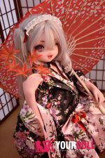 ElsaBabe 竹内由紀 RAD026 148cm-S ピンク肌 フルシリコン ウィンク 和風メイド 美少女 ラブドール - 画像 (2)
