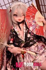 ElsaBabe 竹内由紀 RAD026 148cm-S ピンク肌 フルシリコン ウィンク 和風メイド 美少女 ラブドール - 画像 (6)