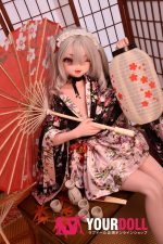 ElsaBabe 竹内由紀 RAD026 148cm-S ピンク肌 フルシリコン ウィンク 和風メイド 美少女 ラブドール - 画像 (10)