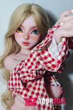 ElsaBabe Jennifer Eden DHR012 148cm-L フルシリコン ピンク肌 オッドアイ 欧米系 BJD風 オッドアイ ラブドール 新品 - 画像 (2)