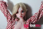 ElsaBabe Jennifer Eden DHR012 148cm-L フルシリコン ピンク肌 オッドアイ 欧米系 BJD風 オッドアイ ラブドール 新品 - 画像 (30)