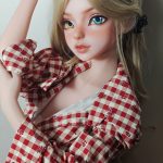 ElsaBabe Jennifer Eden DHR012 148cm-L フルシリコン ピンク肌 オッドアイ 欧米系 BJD風 オッドアイ ラブドール 新品