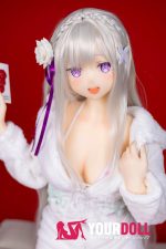 AotumeDoll #125ヘッド 155cm Cカップ フルシリコン 銀髪美少女 美乳 アニメドール 新品 - 画像 (4)