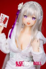 AotumeDoll #125ヘッド 155cm Cカップ フルシリコン 銀髪美少女 美乳 アニメドール 新品