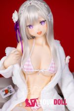 AotumeDoll #125ヘッド 155cm Cカップ フルシリコン 銀髪美少女 美乳 アニメドール 新品 - 画像 (6)