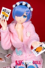 AotumeDoll #126ヘッド 145cm Dカップ フルシリコン 綺麗 水色髪 美少女 ラブドール 新品 - 画像 (5)