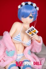 AotumeDoll #126ヘッド 145cm Dカップ フルシリコン 綺麗 水色髪 美少女 ラブドール 新品 - 画像 (2)