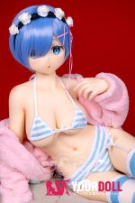 AotumeDoll #126ヘッド 145cm Dカップ フルシリコン 綺麗 水色髪 美少女 ラブドール 新品 - 画像 (4)