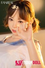 Fanreal Mo(茉) 155cm Fカップ 29kg Fair肌 フルシリコン 顎機能追加可 美少女 JK 楚々 放課後エッチ ラブドール - 画像 (4)