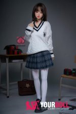 Momo 雪穂 150cm H024-B Cカップノーマル肌 プルプル唇 美乳 清楚系 女子生徒 ラブドール - 画像 (8)